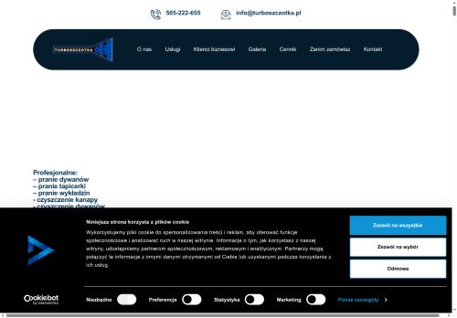 Turboszczotka profesjonalne pranie tapicerki