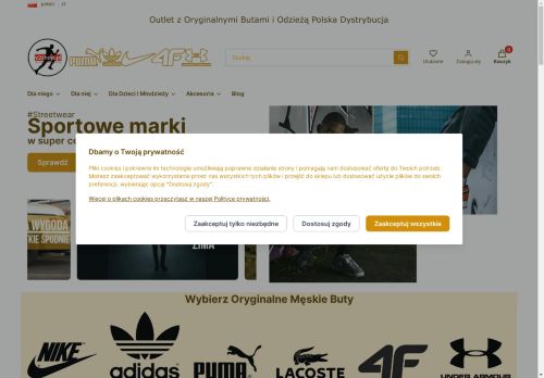 Sklep z oryginalną odzieżą sportową. Zakupy online