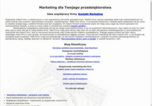 Blog ekonomicznofilozoficzny odpisujący niepowtarzalne aspekty świata