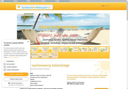 Kursy internetowy: Wychowawca kolonijny, Kierownik kolonii, przewodnik