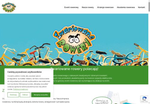 Event rowerowy to: rower przeciwskrętny oraz rowerowe miasteczko
